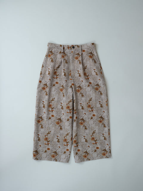 No.8 Lost flowers of the past パンツ（past beige）