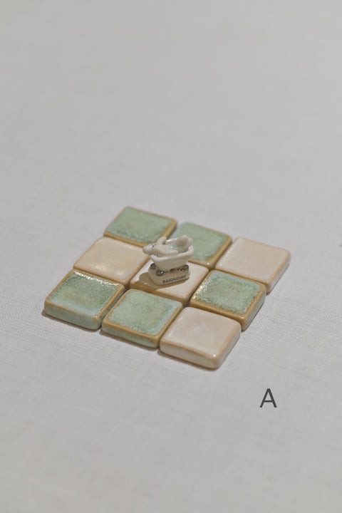 【Fèves】ミニタイル / set of 9